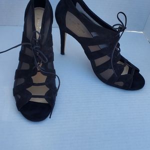 Kate Spade leather and mesh heels